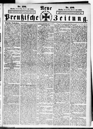 Neue preußische Zeitung vom 23.07.1868