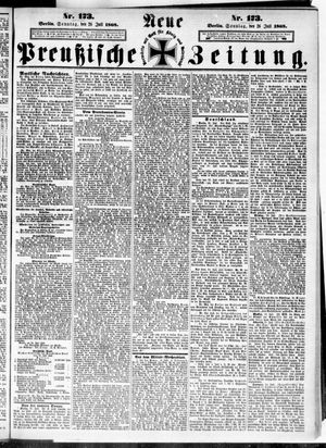Neue preußische Zeitung vom 26.07.1868