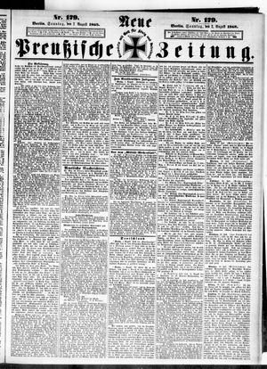 Neue preußische Zeitung vom 02.08.1868