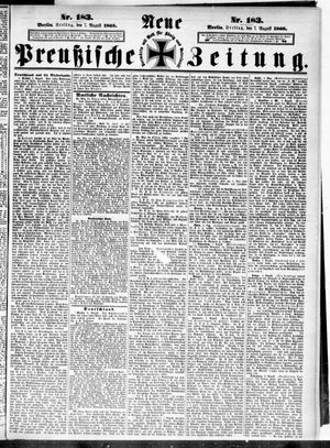 Neue preußische Zeitung vom 07.08.1868