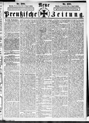 Neue preußische Zeitung vom 13.08.1868