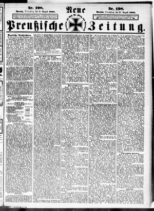 Neue preußische Zeitung on Aug 25, 1868