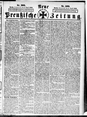 Neue preußische Zeitung vom 29.08.1868