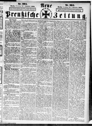 Neue preußische Zeitung vom 01.09.1868