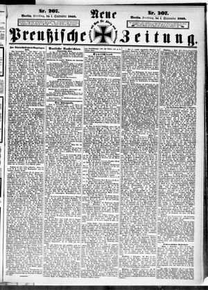 Neue preußische Zeitung vom 04.09.1868