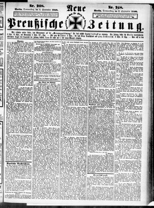 Neue preußische Zeitung vom 17.09.1868