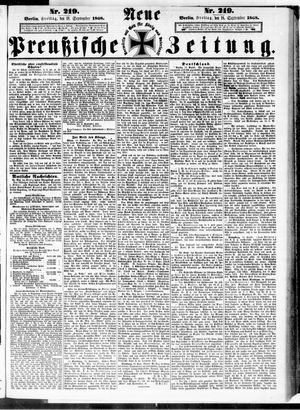 Neue preußische Zeitung vom 18.09.1868