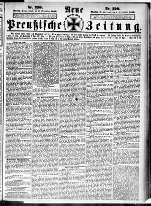 Neue preußische Zeitung vom 19.09.1868