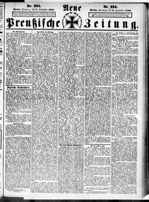 Neue preußische Zeitung vom 20.09.1868