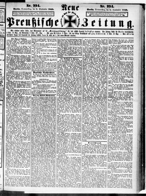 Neue preußische Zeitung vom 24.09.1868