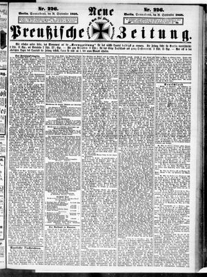 Neue preußische Zeitung vom 26.09.1868