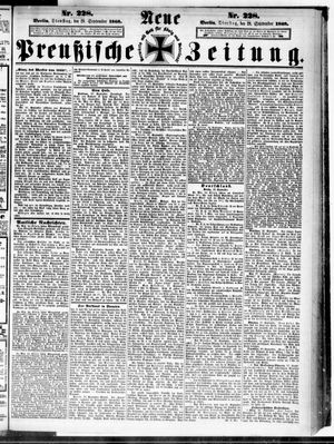 Neue preußische Zeitung vom 29.09.1868