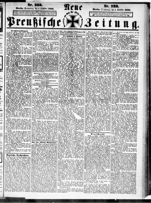 Neue preußische Zeitung vom 04.10.1868