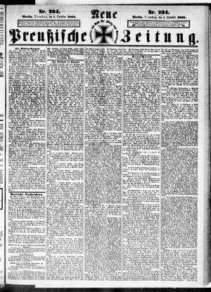 Neue preußische Zeitung vom 06.10.1868