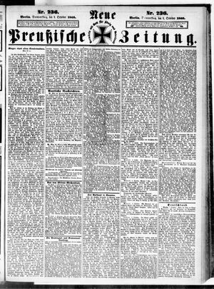 Neue preußische Zeitung vom 08.10.1868
