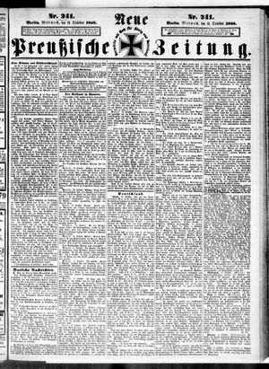 Neue preußische Zeitung vom 14.10.1868