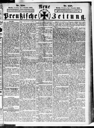 Neue preußische Zeitung vom 03.11.1868