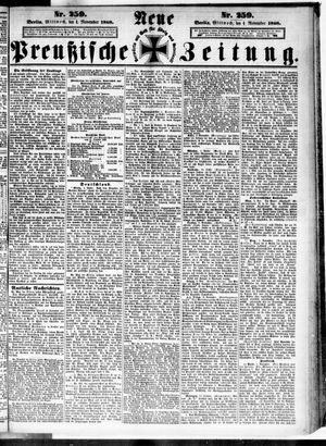 Neue preußische Zeitung vom 04.11.1868