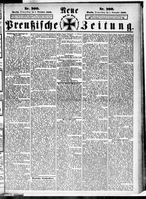 Neue preußische Zeitung vom 05.11.1868