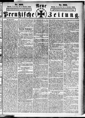 Neue preußische Zeitung vom 12.11.1868