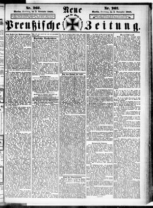 Neue preußische Zeitung vom 13.11.1868