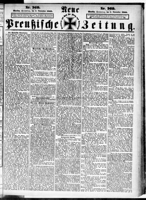 Neue preußische Zeitung vom 15.11.1868