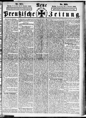 Neue preußische Zeitung vom 19.11.1868