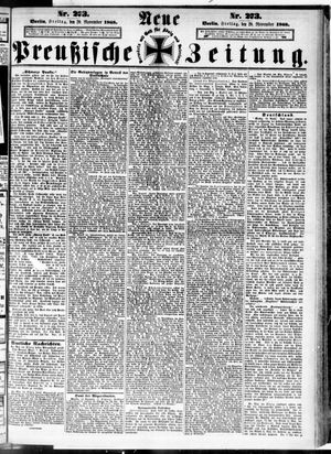 Neue preußische Zeitung vom 20.11.1868