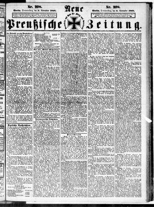 Neue preußische Zeitung on Nov 26, 1868