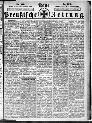 Neue preußische Zeitung vom 27.11.1868