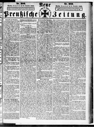 Neue preußische Zeitung vom 28.11.1868