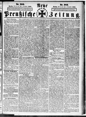 Neue preußische Zeitung vom 02.12.1868