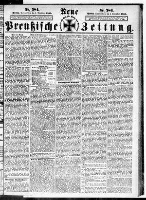Neue preußische Zeitung vom 03.12.1868