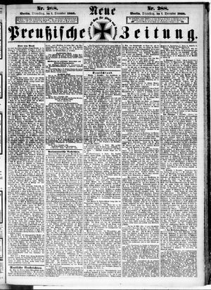 Neue preußische Zeitung vom 08.12.1868