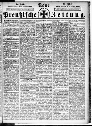 Neue preußische Zeitung vom 11.12.1868