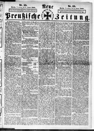 Neue preußische Zeitung vom 19.01.1869