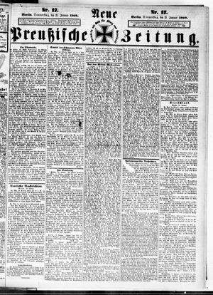 Neue preußische Zeitung vom 21.01.1869