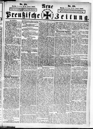 Neue preußische Zeitung vom 22.01.1869