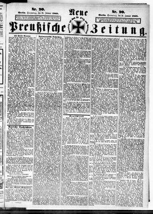 Neue preußische Zeitung vom 24.01.1869