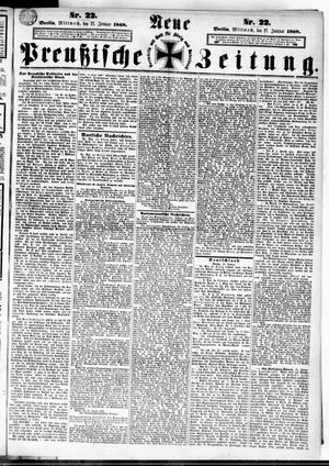 Neue preußische Zeitung vom 27.01.1869