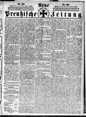Neue preußische Zeitung on Feb 10, 1869