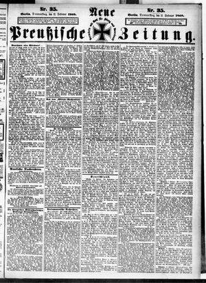 Neue preußische Zeitung vom 11.02.1869