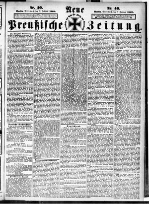 Neue preußische Zeitung vom 17.02.1869