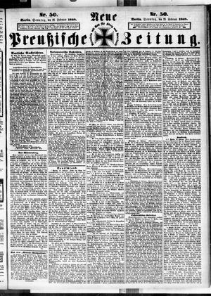 Neue preußische Zeitung vom 28.02.1869