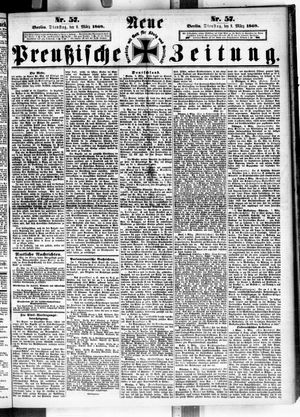 Neue preußische Zeitung vom 09.03.1869