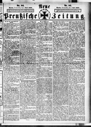 Neue preußische Zeitung vom 08.04.1869