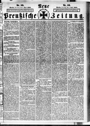 Neue preußische Zeitung vom 09.04.1869