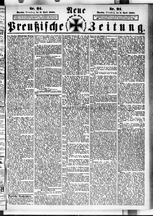 Neue preußische Zeitung vom 20.04.1869