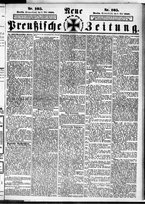Neue preußische Zeitung vom 08.05.1869