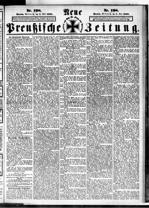 Neue preußische Zeitung vom 12.05.1869